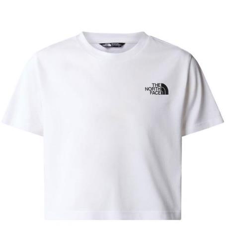 The North Face T-shirt - Crop Simple Dome - Vit