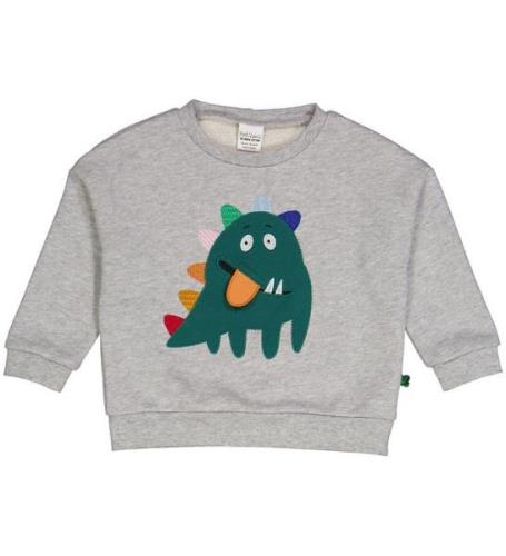 Freds World Sweatshirt - Pale GrÃ¥marl