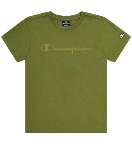 Champion T-shirt - OlivgrÃ¶n m. Logo