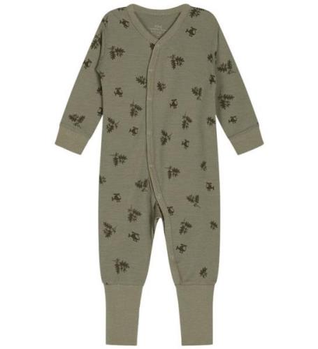 Hust and Claire Onesie - Ull/Bambu - Manu-HC - Khaki