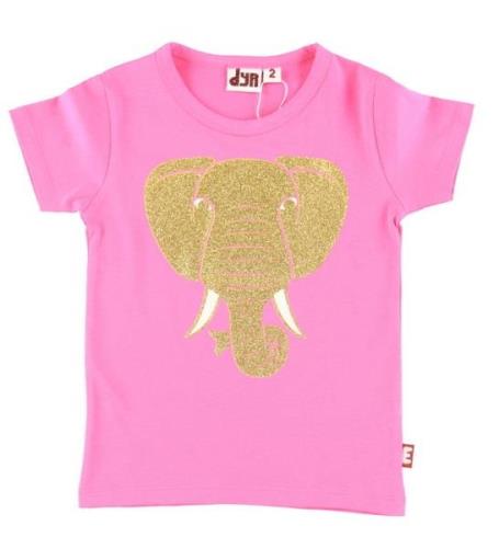 DYR T-shirt - Djurens morr - Super Rosa Elefant