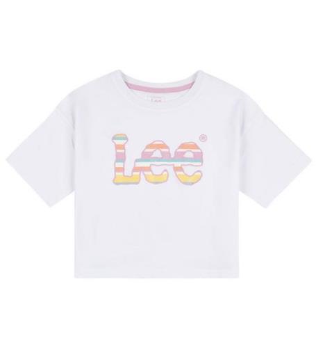 Lee T-shirt - Stripe Grafik - Bright White