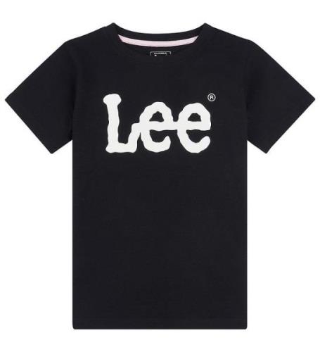 Lee T-shirt - vinglig grafik - Svart