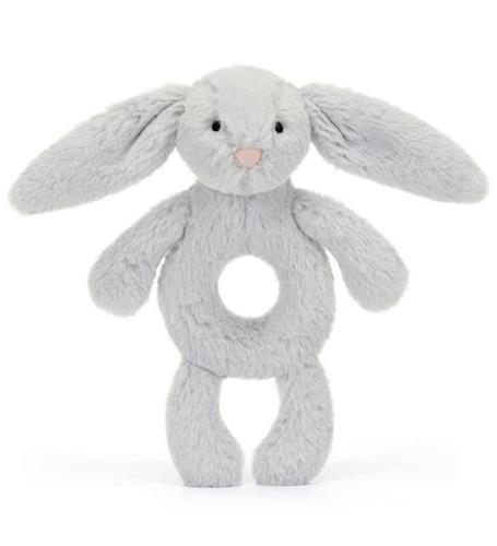 Jellycat Ringskallra - 18x8 cm - Bashful Bunny - Silver