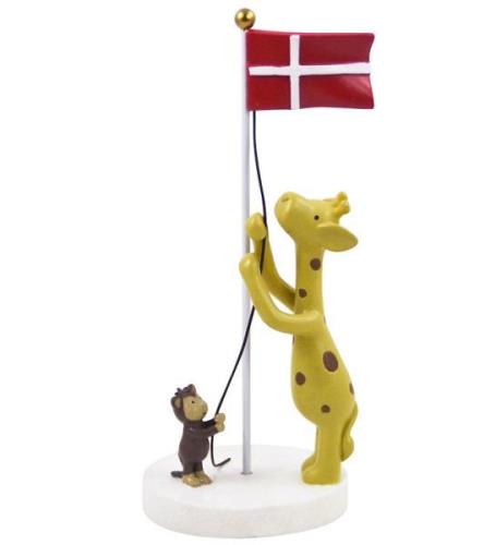 Kids by Friis Bordsdekorationer - 17 cm - Giraff och Apa