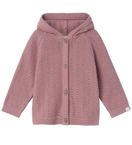 Lil' Atelier Cardigan - Stickad - NbfDaimo - Nostalgi Rose