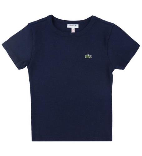 Lacoste T-shirt - Rib - MarinblÃ¥