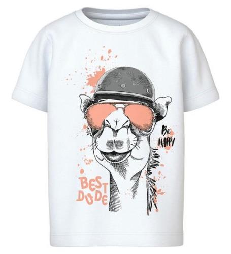 Name It T-shirt - NmmVanyo - Bright White/Bästa Dude