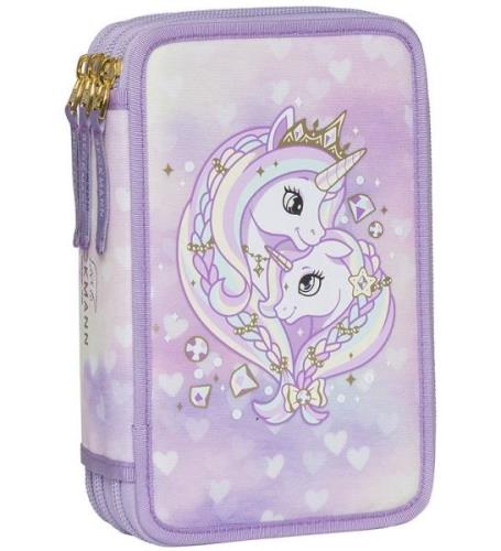 Beckmann Pennfodral m. InnehÃ¥ll - Unicorn Princess - Purple