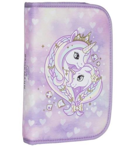 Beckmann Pennfodral m. Innehåll - Unicorn Princess - Purple