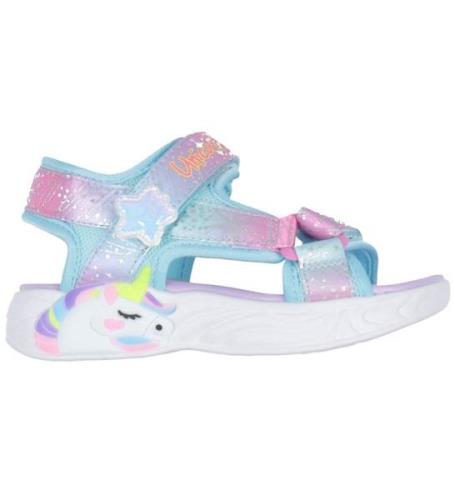 Skechers Sandaler m. Ljus - Unicorn Drömmar - Purple Multicolor