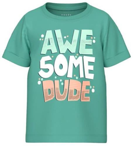 Name It T-shirt - NmmVux - Bristol Blue/Awesome Dude