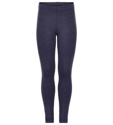 Minymo Leggings - Bambu - Dark MarinblÃ¥