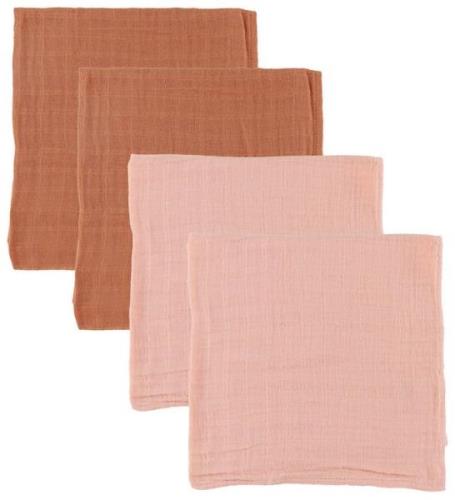 Pippi Muslinfiltar - 4-pack - 65x65 cm - BeslÃ¶jad Rose