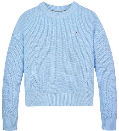 Tommy Hilfiger TrÃ¶ja - Stickad - Essential - Fartyg Blue