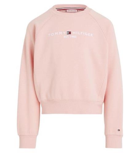 Tommy Hilfiger Sweatshirt - Beskuren - Essential - Soft Rose