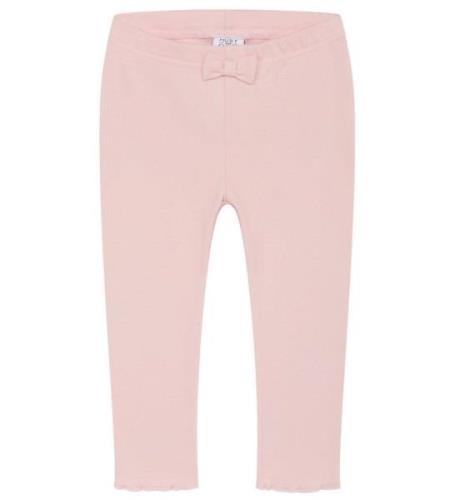 Hust and Claire Leggings - Rib - Le - Icy Rosa m. Rosett