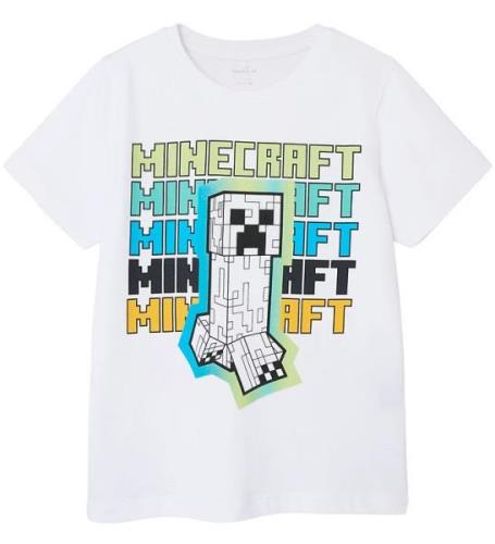 Name It T-shirt - Noos - NkmJin Minecraft - Bright White
