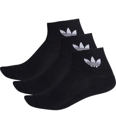 adidas Originals Strumpor - 3-pack - Mid Ankel - Svart