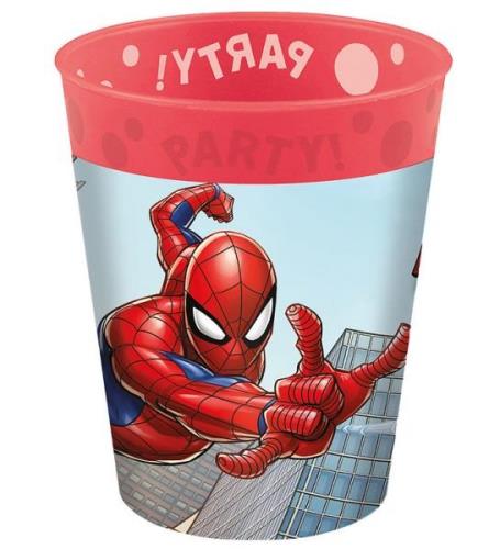 Decorata Party Plast Mugg - 4-pack - 250 ml - Spider-Man Crime F