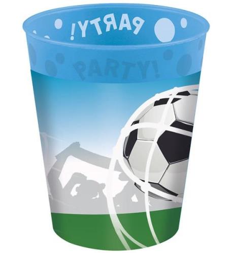 Decorata Party Plast Mugg - 4-pack - 250 ml - Fotbollsfans