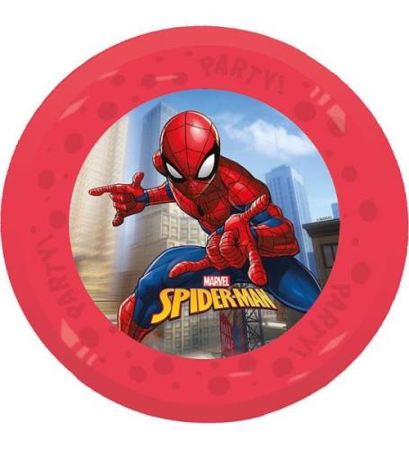 Decorata Party Plast Tallrik - 4-pack - 21cm - Spider-Man Cri