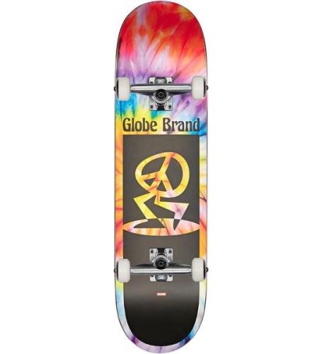 Globe Skateboard - 7,6'' - Peace Man Mid - Spiral FÃ¤rgÃ¤mne/Svart