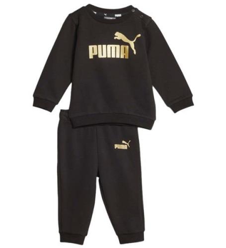 Puma Sweatset - Minicats ESS Crew Jogger - Svart