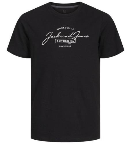 Jack & Jones T-shirt - JjFerris - Black/BIG Tryck