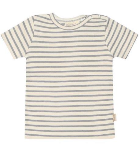 Petit Piao T-shirt - Rib - Modal - Blue Mist