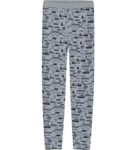 Hust and Claire Leggings - Ull/Bambu - Laki - Blue Vind