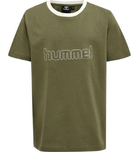 Hummel T-shirt - HmlCloud - Olive Branch