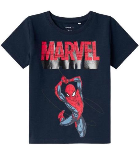 Name It T-shirt - NmmJaba Spider-Man - Dark Sapphire