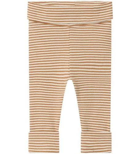 Name It Leggings - NbnBerro - Rib - Mandel