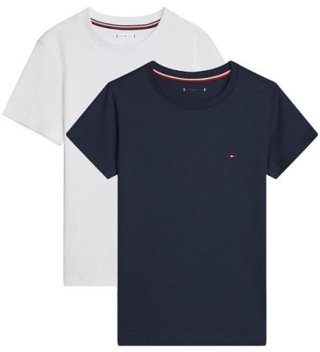 Tommy Hilfiger T-shirts - 2-pack - White/Desert Moln