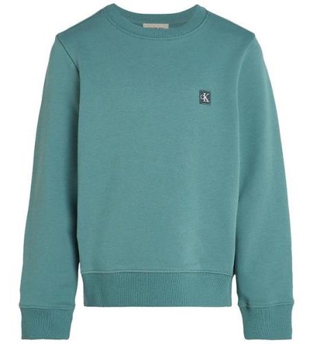 Calvin Klein Sweatshirt - Mono Mini MÃ¤rke - North Atlantic