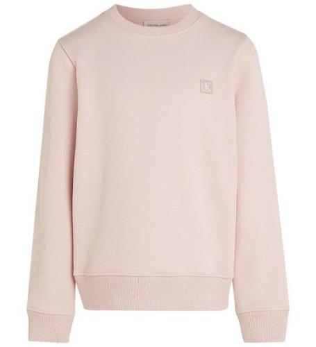 Calvin Klein Sweatshirt - Mono Mini MÃ¤rke - Peach Piska