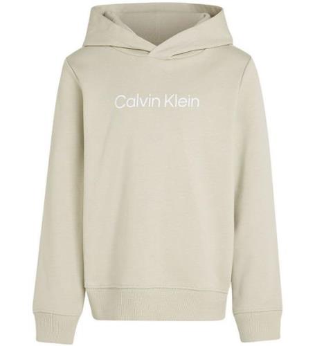 Calvin Klein Hoodie - Inst Logo Reg Terry - Pelican