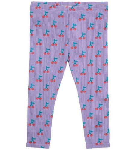 Bobo Choses Leggings - Rib - Cherry - Lila