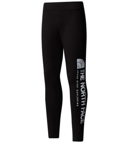 The North Face Leggings - Vertikal grafik - Svart