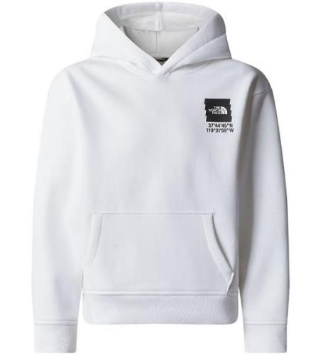 The North Face Hoodie - Koordinatgrafik - Vit