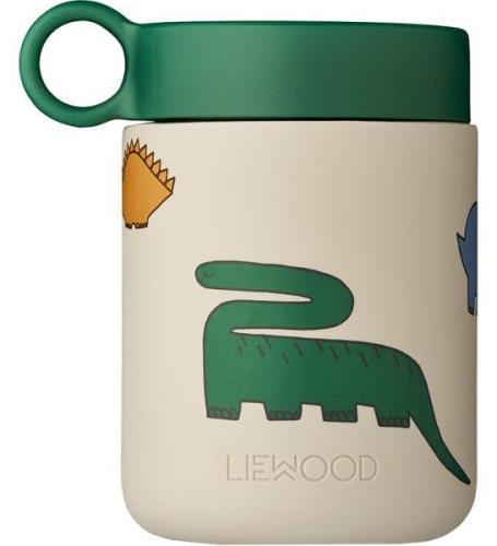 Liewood Termisk behÃ¥llare - Kian - 350 ml - Dinosaurs/Mist