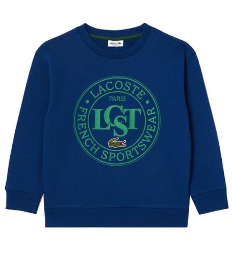 Lacoste Sweatshirt - Globe m. Tryck