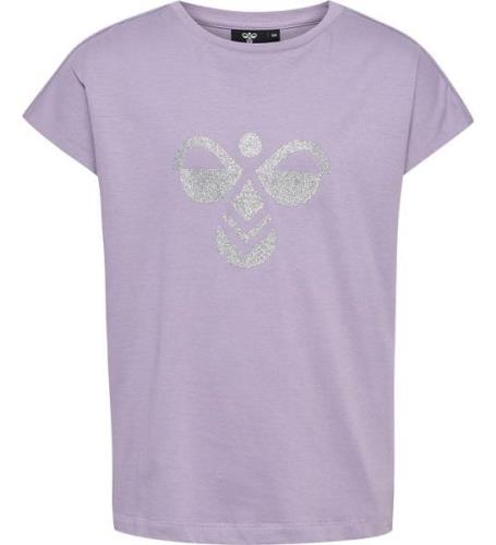 Hummel T-shirt - HmlDiez - Lavender GrÃ¥