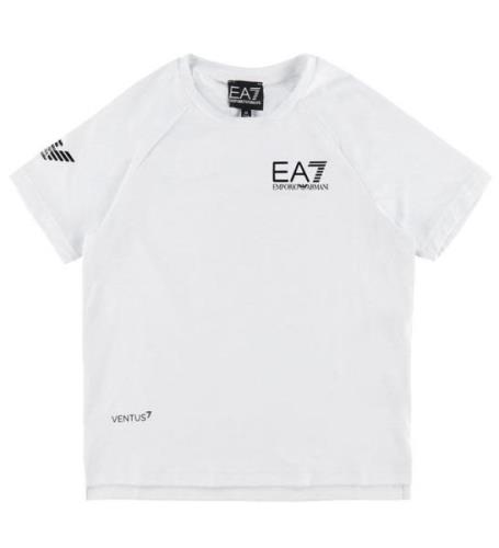 EA7 T-shirt - Vit m. Svart