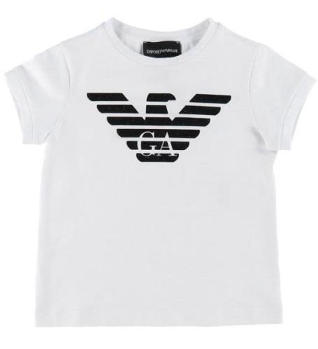 Emporio Armani T-shirt - Vit m. Svart