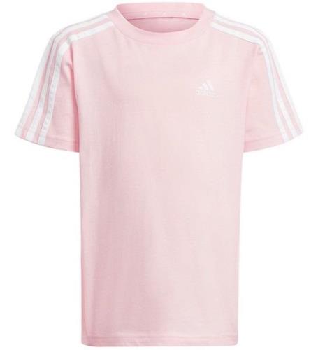 adidas Performance T-shirt - LK 3S CO - Rosa/Vit