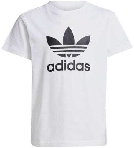 adidas Originals T-shirt - Trefoil - Vit