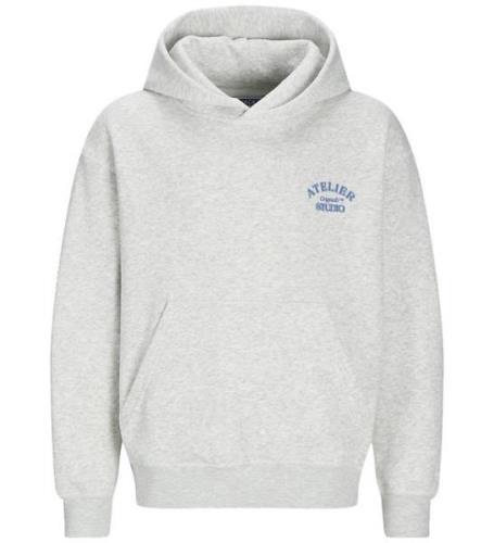 Jack & Jones Hoodie - JorBrooklyn - White Melange