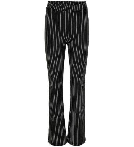 Kids Only Byxor - KogBlair Striped Flared - Black/Cloud Dansare